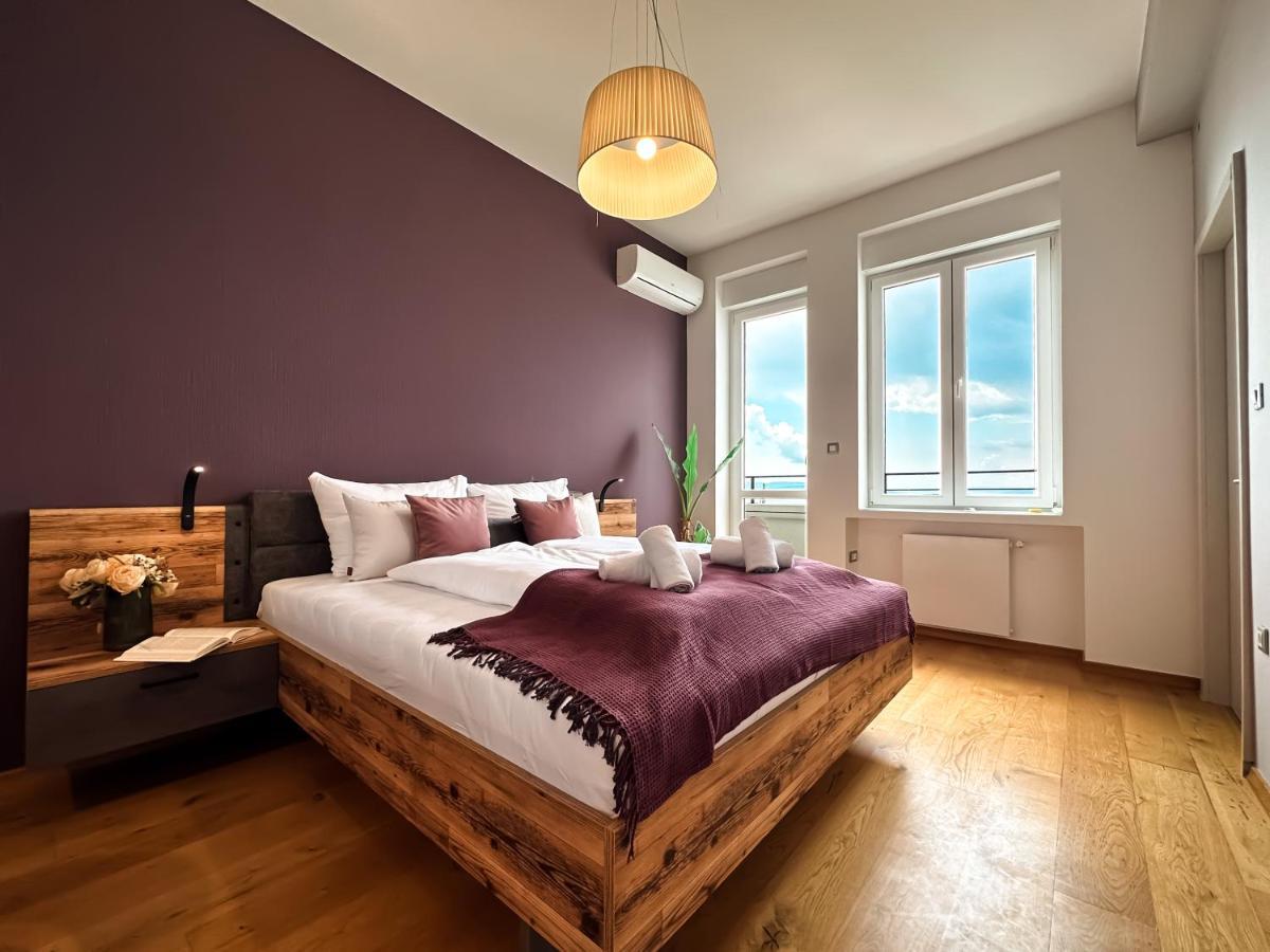 105M2 Penthouse Sea View Rijeka With Free Garage Parking Apartment Exterior photo